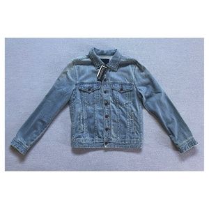 Blank NYC Men's "Say What Again" Distressed Denim Jacket, size Small